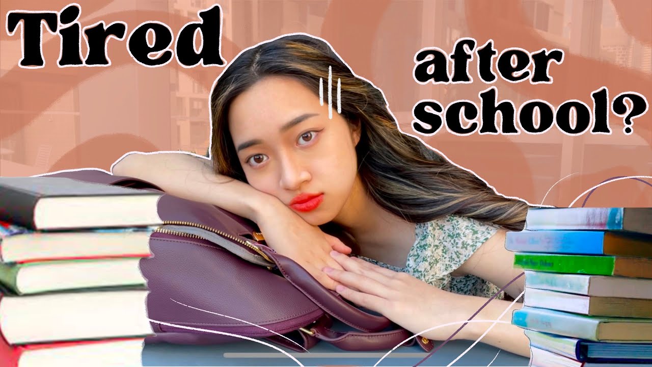 how to STUDY AFTER SCHOOL when YOU'RE TIRED 🥱🏫