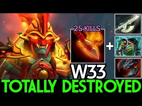 W33 [Huskar] New Annoying Mid Totally Destroyed Crazy Game 7.23 Dota 2