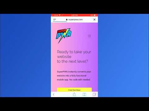 How Progressive Web Apps works upon iOS and iPhone