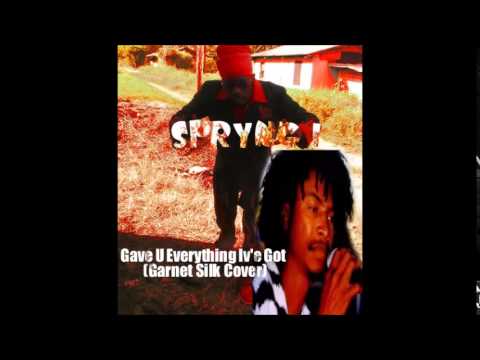Spryng I (gave u everything iv'e got) Garnet Silk Cover