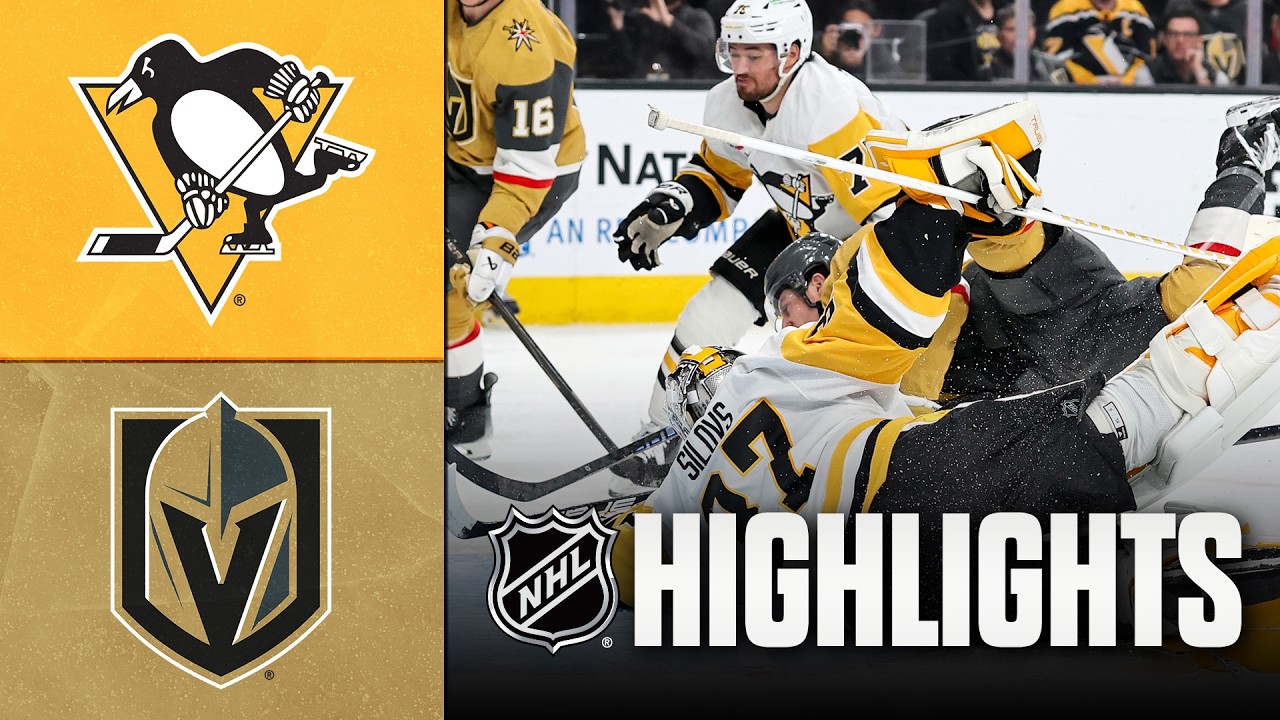 Penguins vs. Golden Knights | NHL Highlights | March 12, 2026