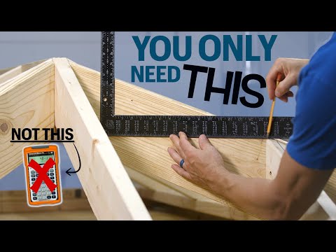 How To Use A Framing Square To Build A Roof