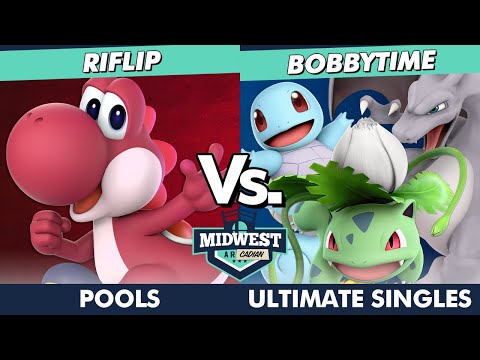 Midwest Arcadian 3 Pools - Riflip (Yoshi) Vs. Bobbytime (Pokemon Trainer) SSBU Ultimate Tournament