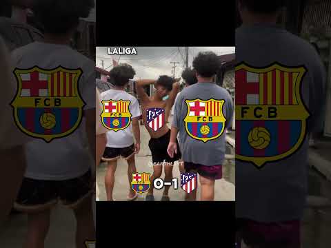 Atletico vs barca 😱 #laliga