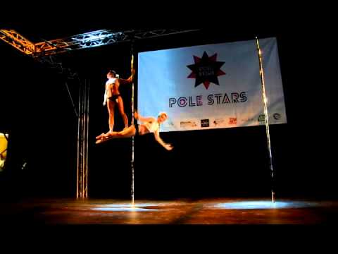 POLE STARS 2014 semifinal doubles group Fluhr Simone + Irina Mauch