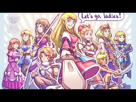 All the Zeldas Team Up - Wielders of Wisdom AU part 1