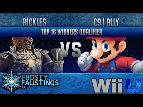 FFIX Smash 4 TOP 16 WINNERS QUALIFIER - Rickles (Ganondorf) vs C9 | Ally (Mario)