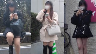 4K【大久保公園病院前】をお散歩👣桜満開🌸美し過ぎるP活立ち〇ぼ女子︎💕︎Walk in front of Okubo Park Hospital#tokyowalk #okubopark