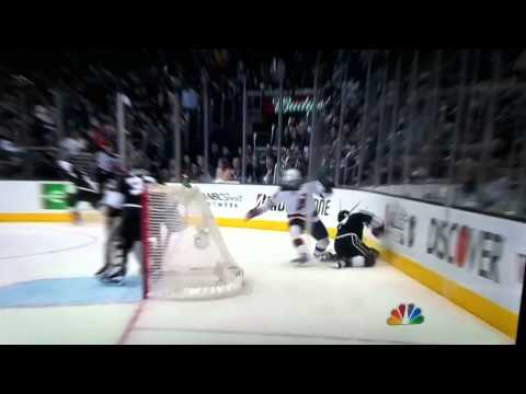 Steve Bernier Hit on Scuderi Stanley Cup Finals Game 6 2012