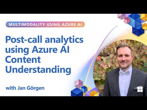 Post-call analytics using Azure AI Content Understanding