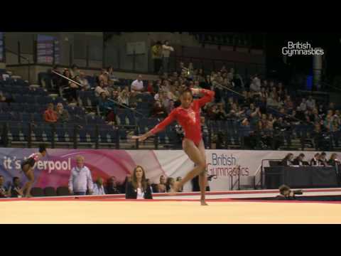 Taeja James GOLD Floor 2017 British Gymnastics Championships Womens Junior All Around
