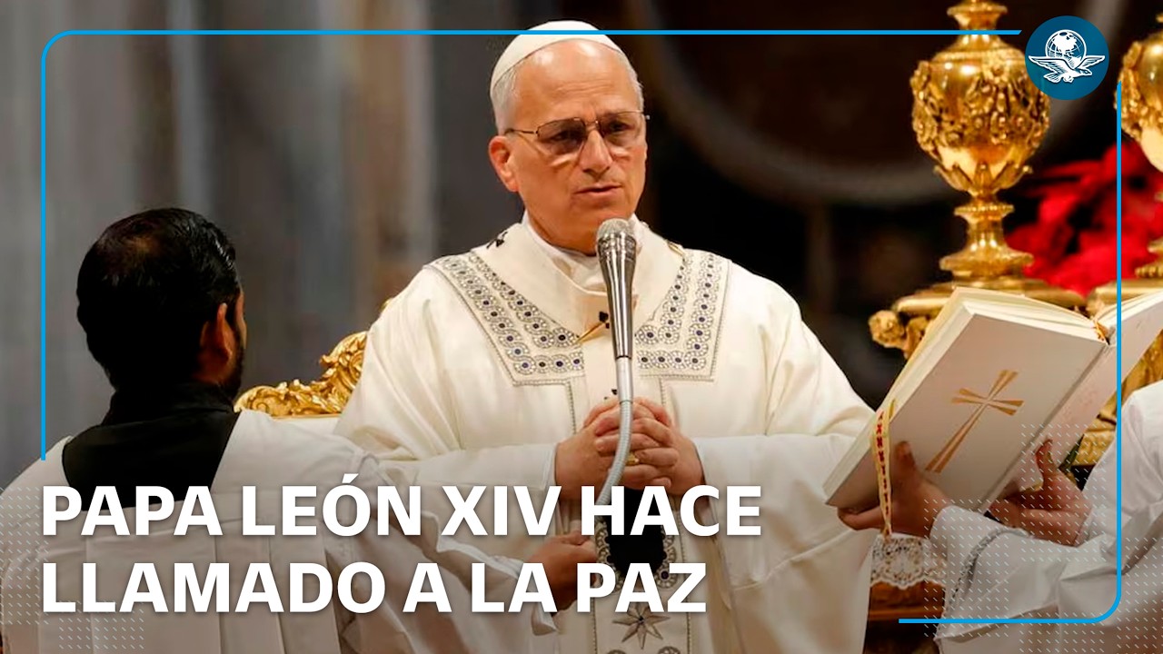 Papa León XIV llama a la paz para países marcados por la guerra durante misa de Año Nuevo