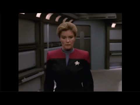 Neelix does a bit on Janeway