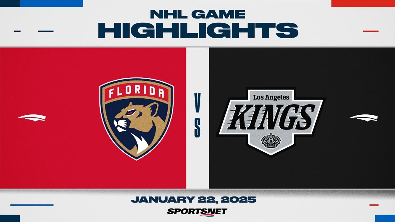 NHL Highlights | Panthers vs. Kings - January 22, 2025