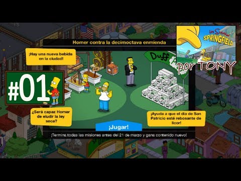 Los Simpson Springfield "Bocanadas, Capítulo 1 - Homer contra la 18ª Enmienda" por Tony
