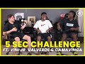 Camavinga, Valverde & Vinícius Jr. PLAY the 5 Second Challenge