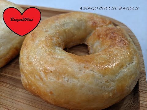 3 INGREDIENTS ASIAGO CHEESE BAGELS AIR FRYER