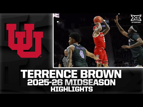 Utah's Terrence Brown Midseason Highlights | 2025-26 Big 12 Men's Basketball
