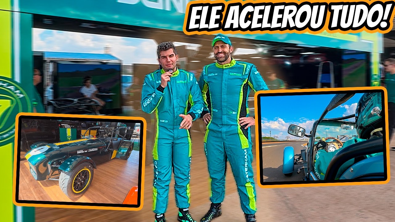 Peguei carona com  @AtilaAbreu51  no Autódromo de Brasília, a bordo de Caterham