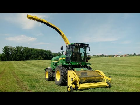John Deere 7380 & Claas Axion 930 & ZDT Mega 33 /Grass silage 2020/DriverView/GoPro