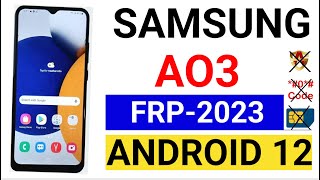Without Talkback-SAMSUNG A03 FRP Bypass Android 12 | Samsung A03 FRP Remove 2023