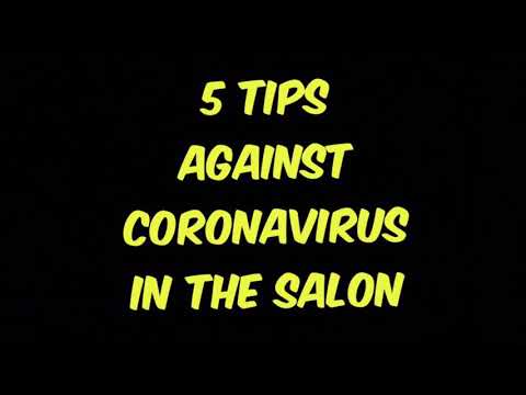 5 Tips Against Coronavirus In The Salon