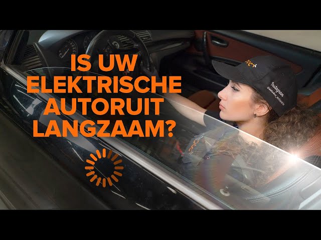 Bekijk onze instructievideo over het vervangen NISSAN CEDRIC Elektrische raam schakelaar