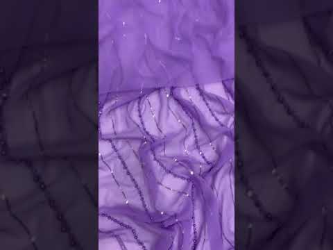 VE Purple Premium Georgette Wholesale Party Wear Saree – product video thumbnail