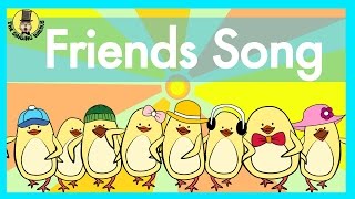 Friends Song | Verbs Song for Kids | The Singing Walrus