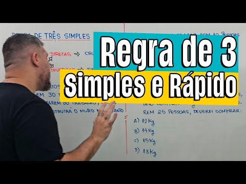 REGRA DE TRES SIMPLES - Nunca mais erre!
