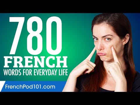 780 French Words for Everyday Life - Basic Vocabulary #39