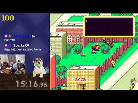 Earthbound Any% Glitchless, but on a bike - 6:40:05
