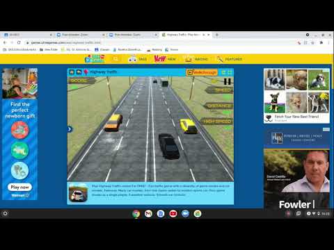 playing highway traffic