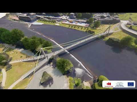 Diseño Urbano de la ciudad de LUGO. Pasarela San Lázaro.