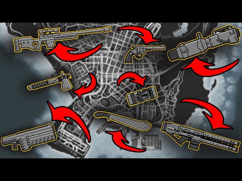 GTA 5 - All Secret and Rare Weapon Locations (Rail Gun, Sniper Rifle & more)
