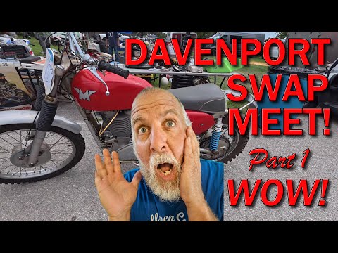 MASSIVE DAVENPORT IOWA CHIEF BLACKHAWK MOTORCYCLE SWAP MEET