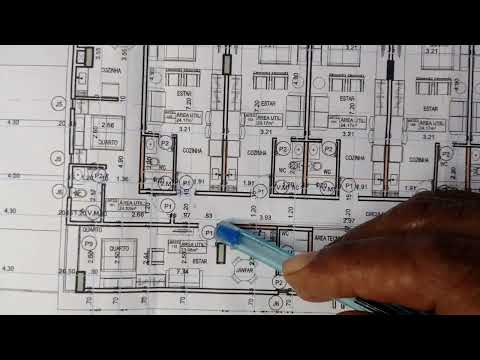 os detalhes na marcação da alvenaria