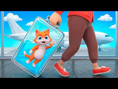 Cat Built a TINY POOL Inside Granny's Suitcase...