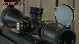 Video: Athlon Helos BTR 1-4.5x24 SF SFP Belyst ATSR3 MOA Kikarsikte