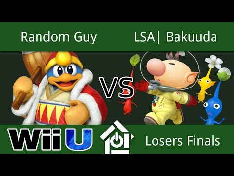 Typo House Weekly 7/19 - Random Guy (De De De) vs LSA| Bakuuda (Olimar) - Smash 4 Losers Finals