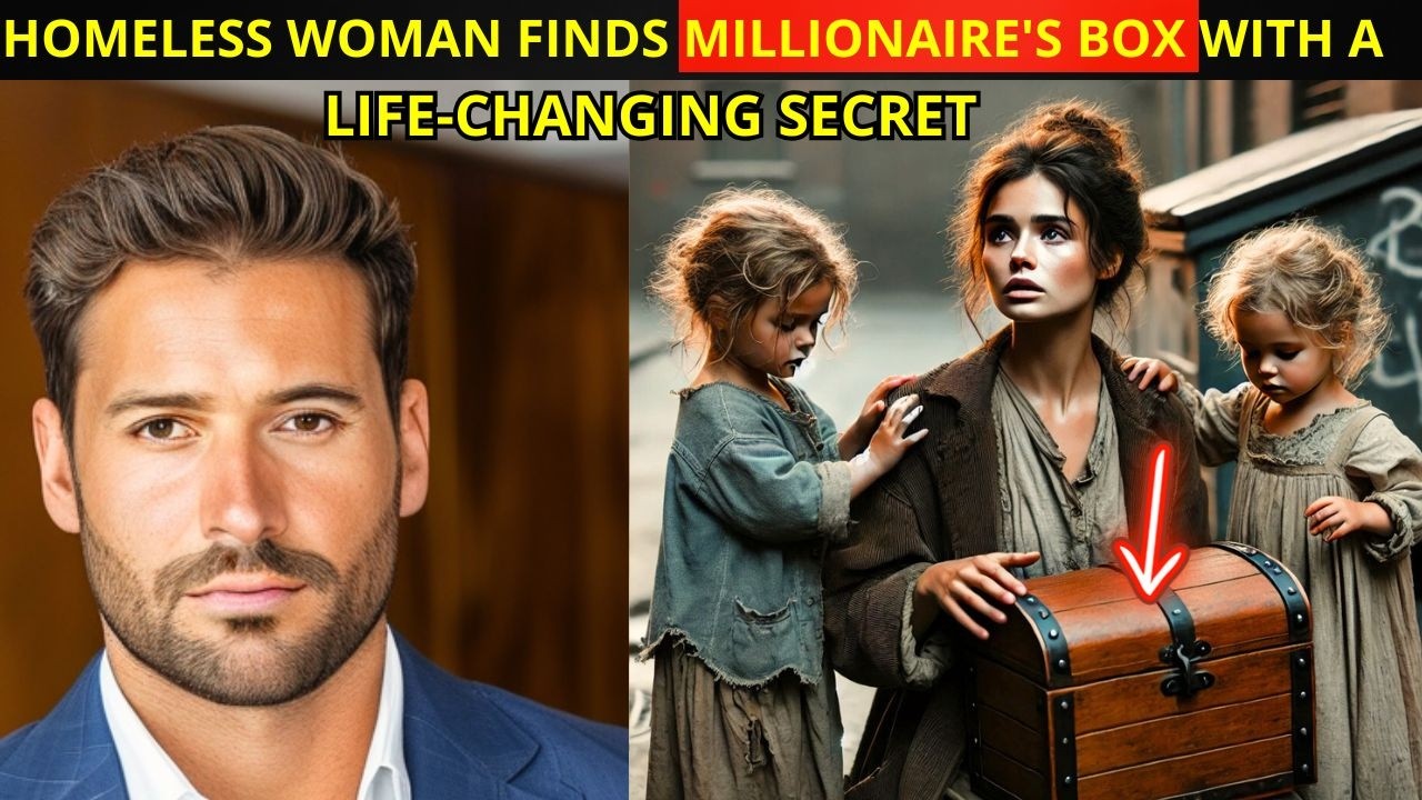 MILLIONAIRE THROWS BOX IN THE TRASH, HOMELESS WOMAN FINDS IT AND IS SHOCKED TO DISCOVER THAT...