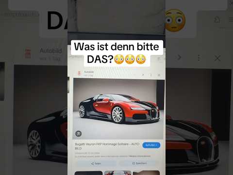 Bugatti hat definitiv gezaubert 😳💪 #automobile #trending #bugatti #bugattiveyron #sportwagen