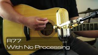 Video thumbnail for MXL R77 Classic Ribbon Microphone - Sound Samples by MXL Microphones