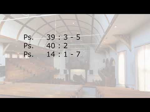 06-11-2020 19:00 Dagsluiting geleid door Dhr. D.W. Meijer