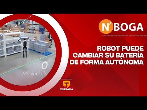 Robot puede cambiar su batería de forma autónoma, y trabaja sin descanso 24/7