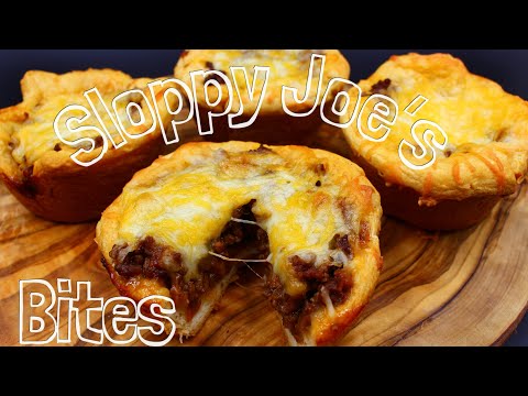Sloppy Joe Recipe/ Mini Sloppy Joe Bites 🤯
