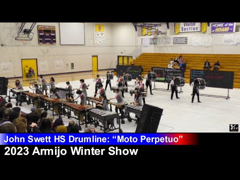 2023 John Swett HS Winter Percussion at Armijo Winter Show: "Moto Perpetuo"