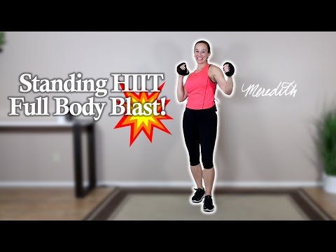 "Full Body Blast" Standing HIIT Workout For Seniors | Weights Optional | Intermediate Level | 30 Min