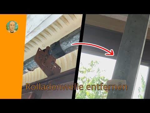 Rolladenwelle demontieren