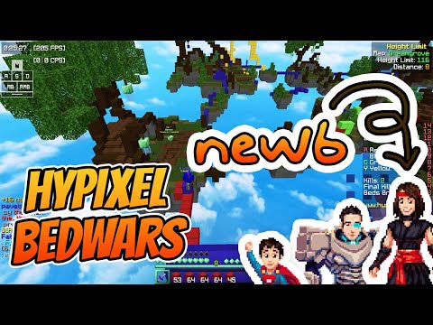 Izzy's Game Time - Playing Hypixel Bed Wars with My Noob Mom lol || MINECRAFT
